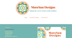 Desktop Screenshot of moresundesigns.com
