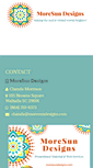 Mobile Screenshot of moresundesigns.com
