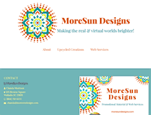 Tablet Screenshot of moresundesigns.com